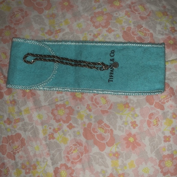 TIFFANY & Co. vintage bracelet .925 SS & 750 (18kt gold) twisted chain; 19cm - Picture 5 of 8